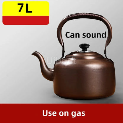 Copper Teapot 100% Pure Handmade – Ideal vintage kettle for calming tea rituals.