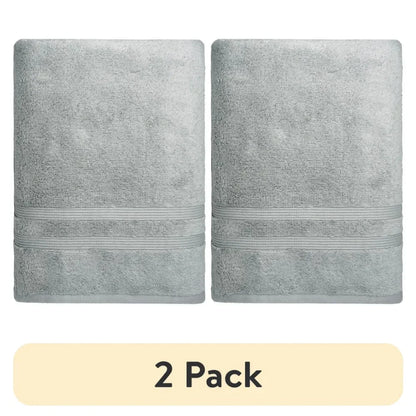 Soft Silver Quick Dry Cotton Bath Towel