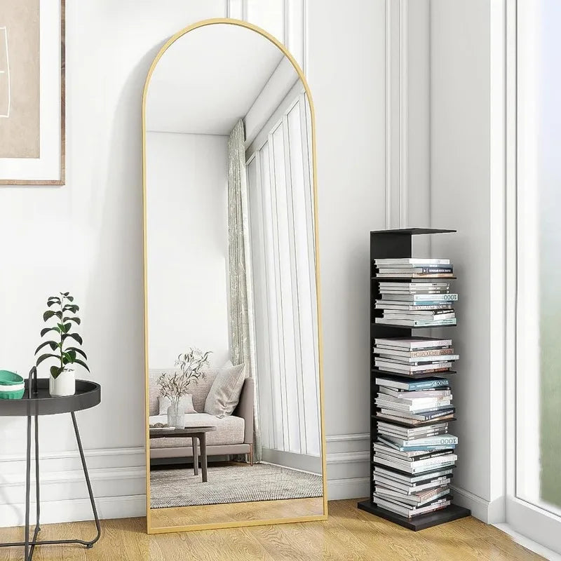 Arched-Top Full Size Freestanding Mirror