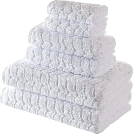 Luxurious Soft Plush Quick Dry Cotton Bath Towel Set