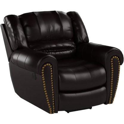 Classic & Traditional Brown Leather Recliner