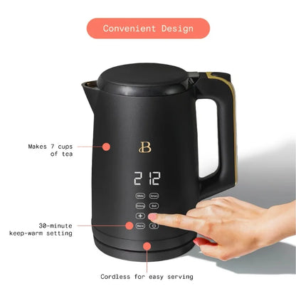 Modern 1.7L Electric Programmable Temperature Kettle