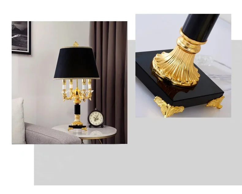 High Quality Modern Table/Floor Lamp~Black/White Lampshade