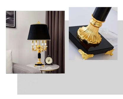 High Quality Modern Table/Floor Lamp~Black/White Lampshade