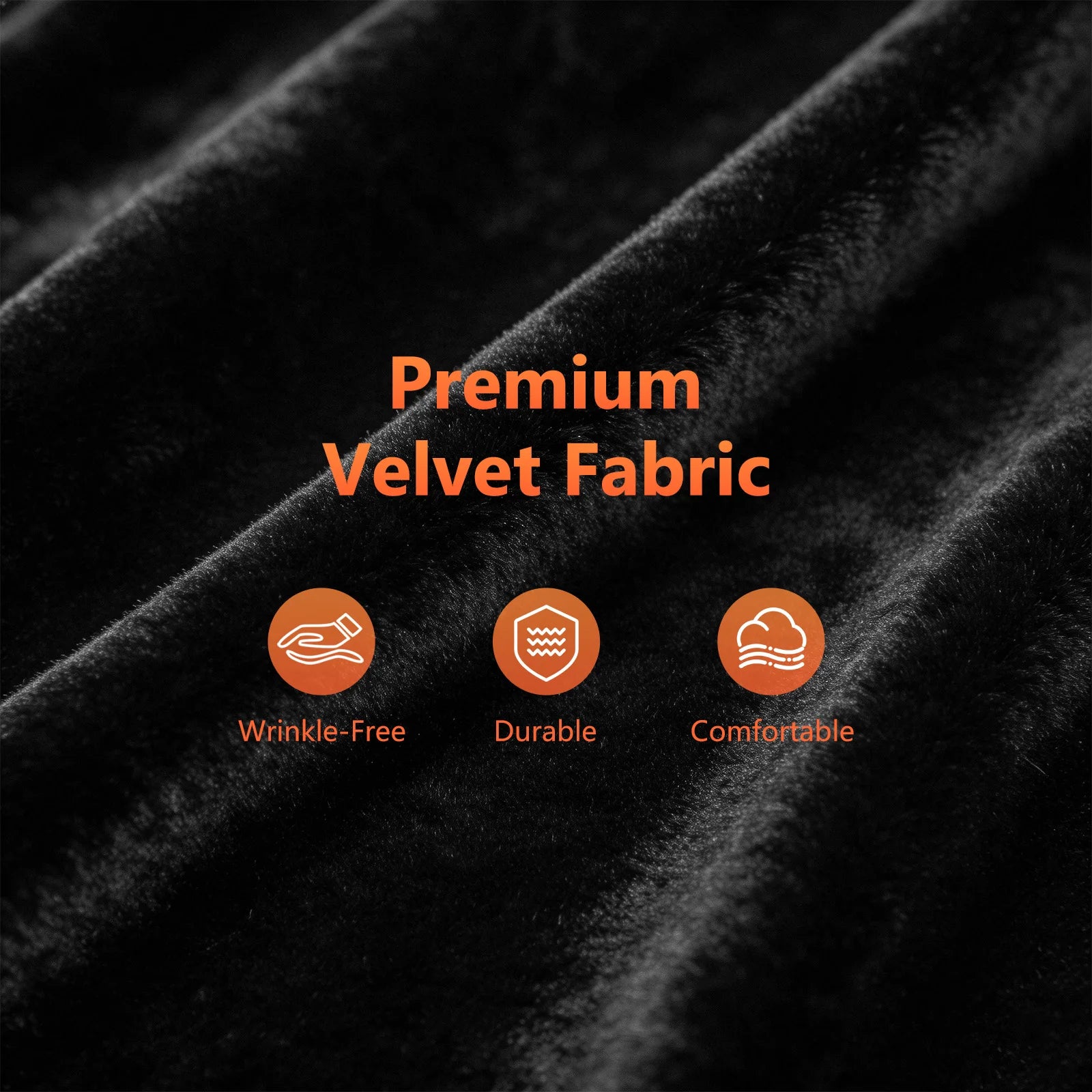 The 57" Velvet Convertible Futon Sofa in beige, demonstrating its chic design for modern small spaces.