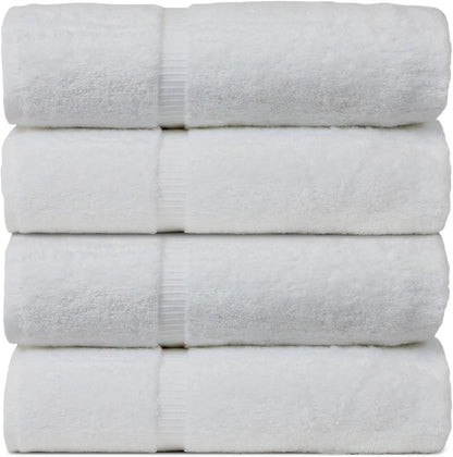 Luxurious Extra Thick & Plush 100% Cotton Towels ~ Set of 4 