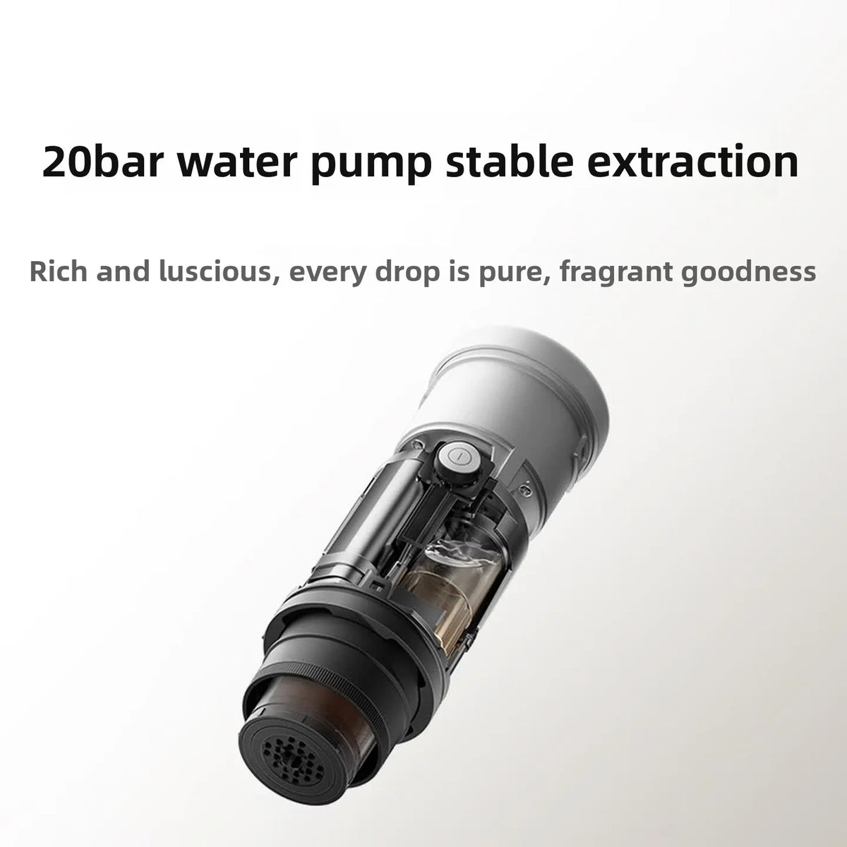 Portable Espresso Machine, 20 Bar Rechargeable Travel Coffee Maker for Capsules & Ground Coffee, portable espresso maker with 20-bar pressure