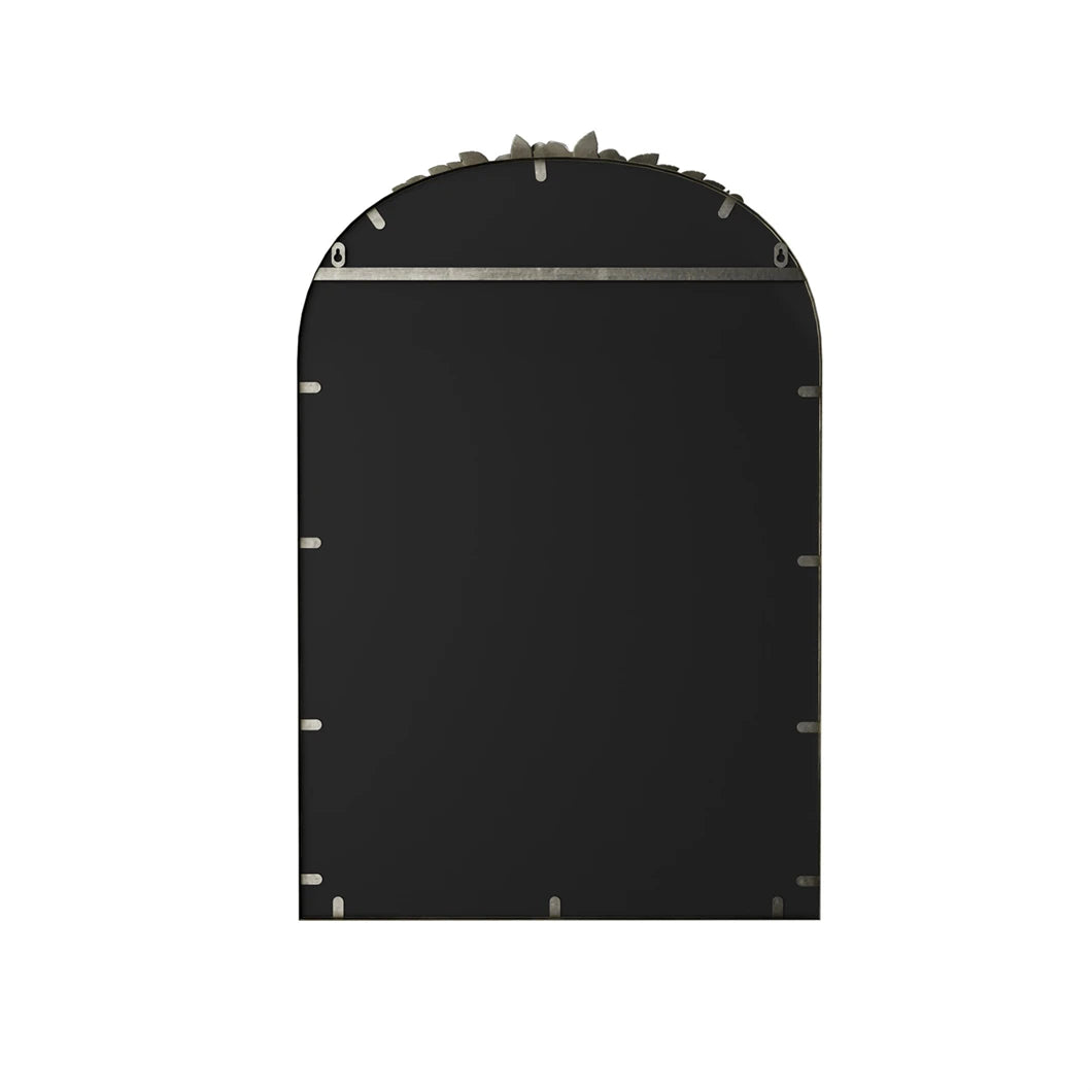 Vintage/Baroque Arched Brass Wall Mirror