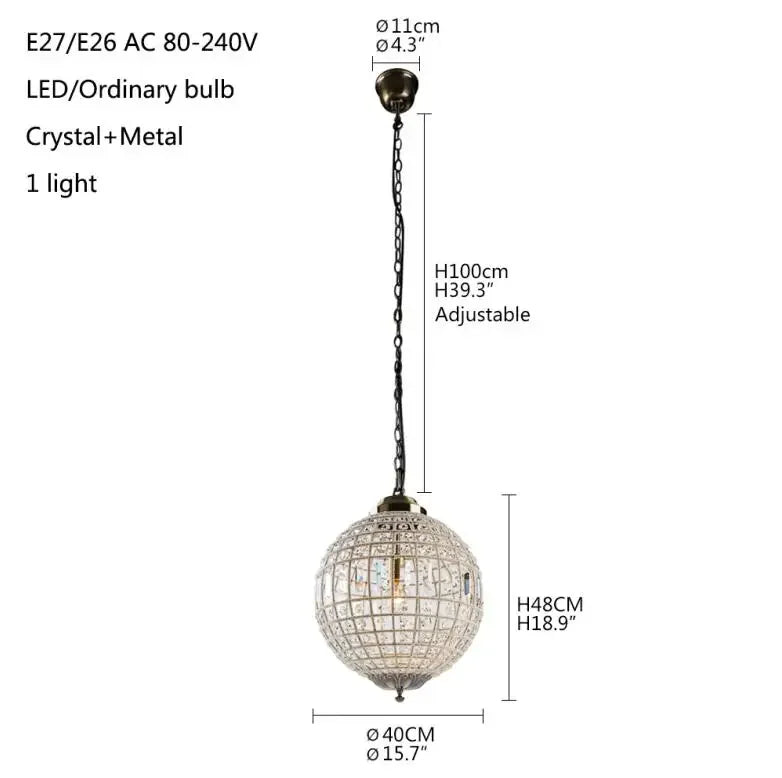 Luxurious Vintage Royal Empire Ball Crystal Chandelier - Opulent vintage crystal chandelier that reflects personal style and elegance.