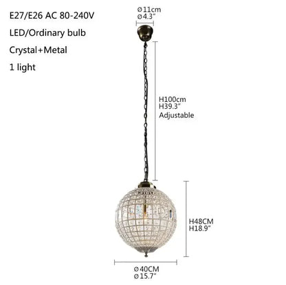 Luxurious Vintage Royal Empire Ball Crystal Chandelier - Opulent vintage crystal chandelier that reflects personal style and elegance.