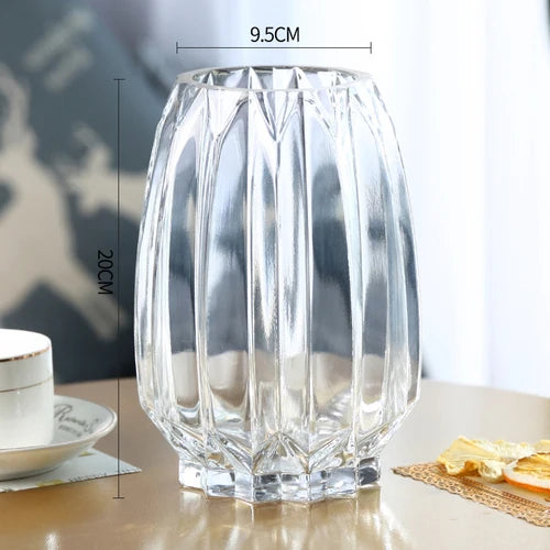 Exquisite Beautiful & Simple Glass Flower Vase 