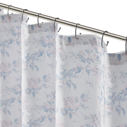 14-Piece Bright White Floral Bathroom Accessory Set