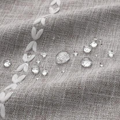 Boho Farmhouse Cotton Linen Shower Curtain