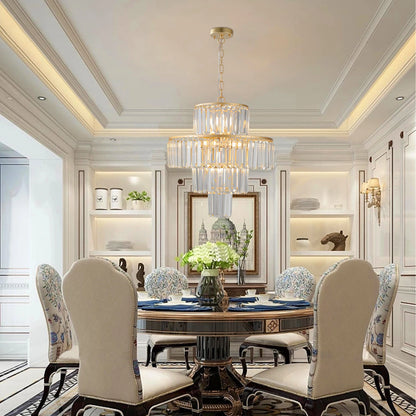 Modern & Luxurious Crystal Pendant Chandelier