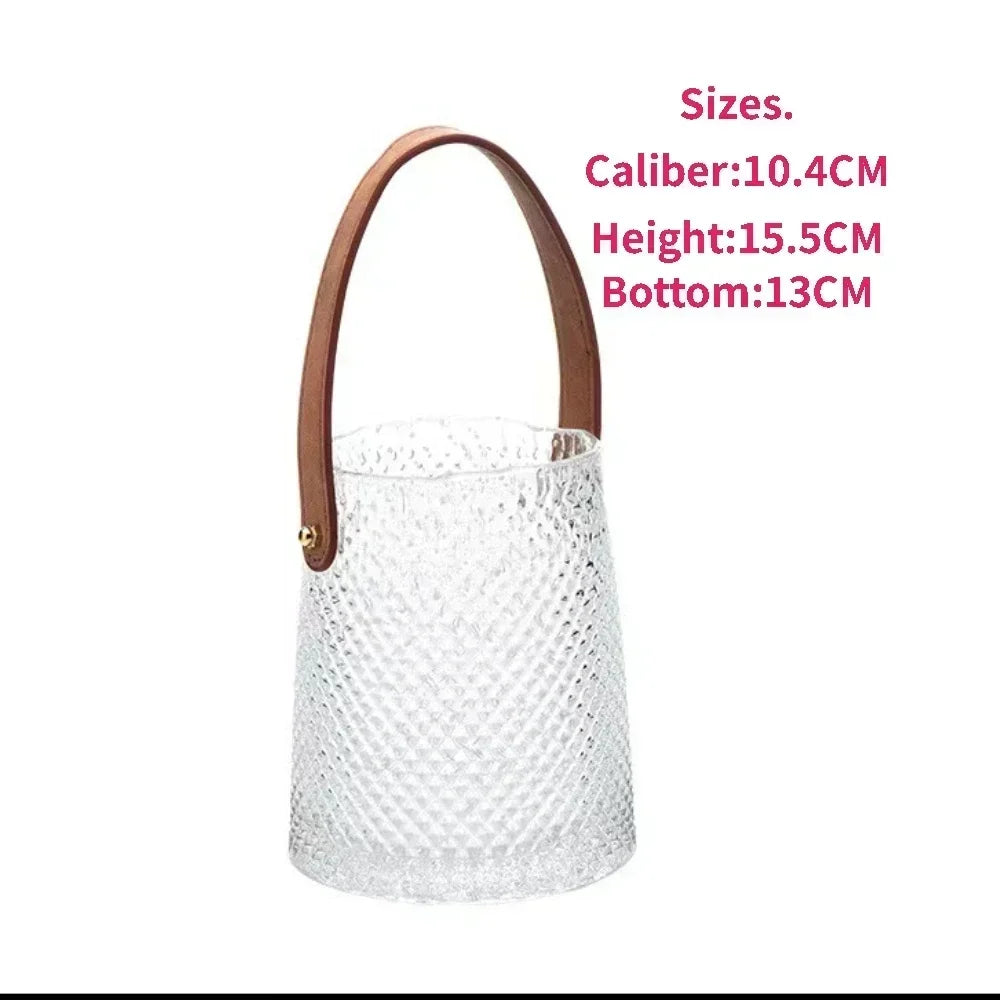 Luminous Ornamental Glass Flower Vase