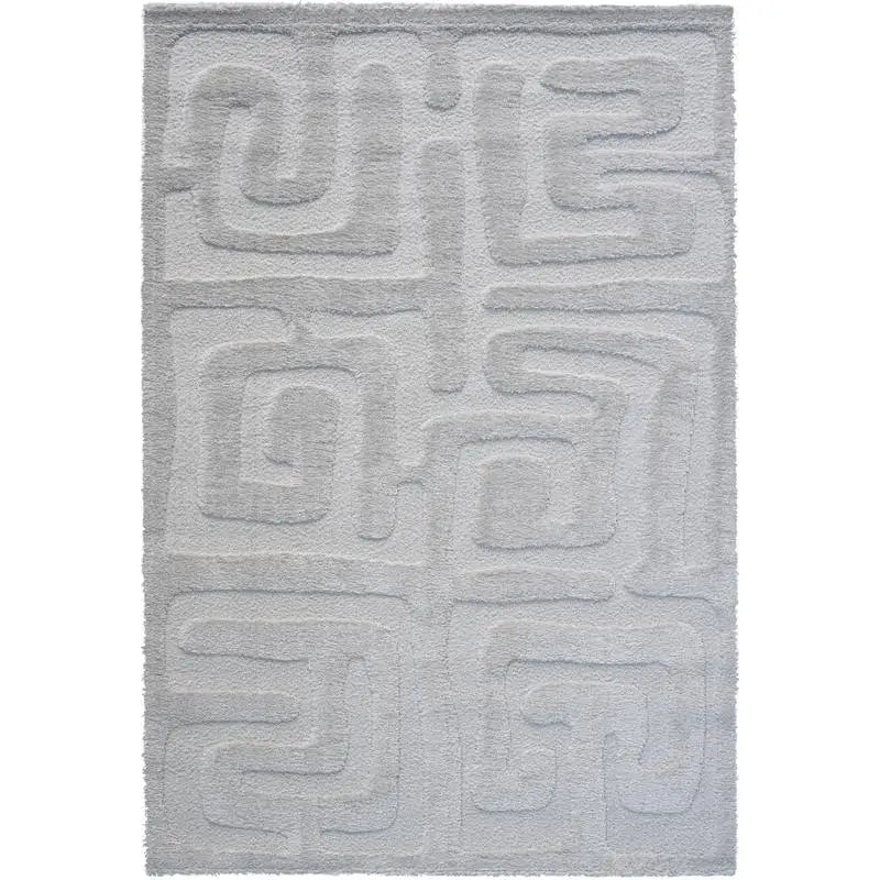 Luna Meara High-Low Gray/White Area Rug