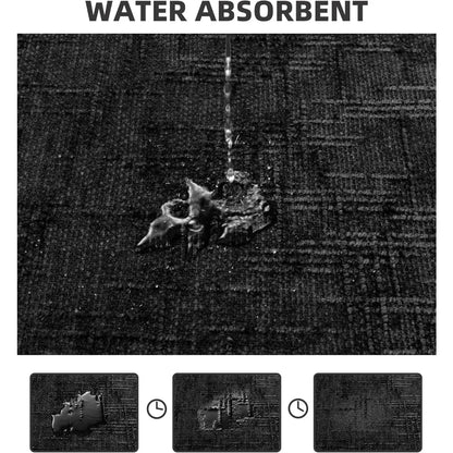 Lightweight & Ultra Thin Absorbent Bathroom Mats~5 Piece Set