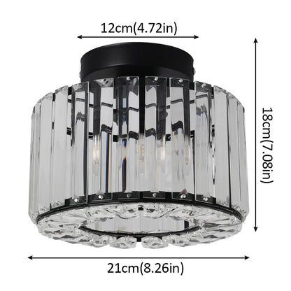 Modern LED crystal pendant light with a sleek design, ideal for stylish home upgrades.