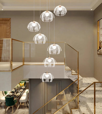 Modern 3-Head/7-Head Pendant Light Chandelier