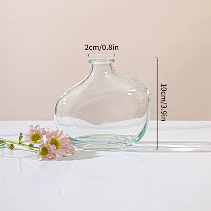 Retro Glass Flower Vase~Available in Three Captivating Colorways