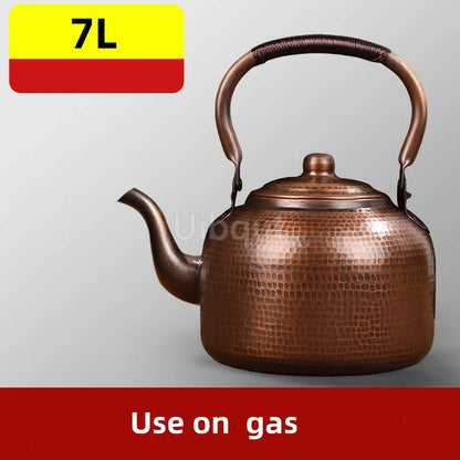 Copper Teapot 100% Pure Handmade – Kitchen upgrade featuring fast-heating copper stovetop kettle.