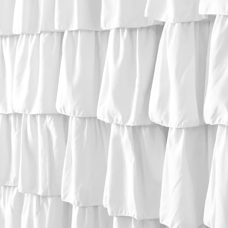 Farmhouse 72"x72" Fabric Shower Curtain Set