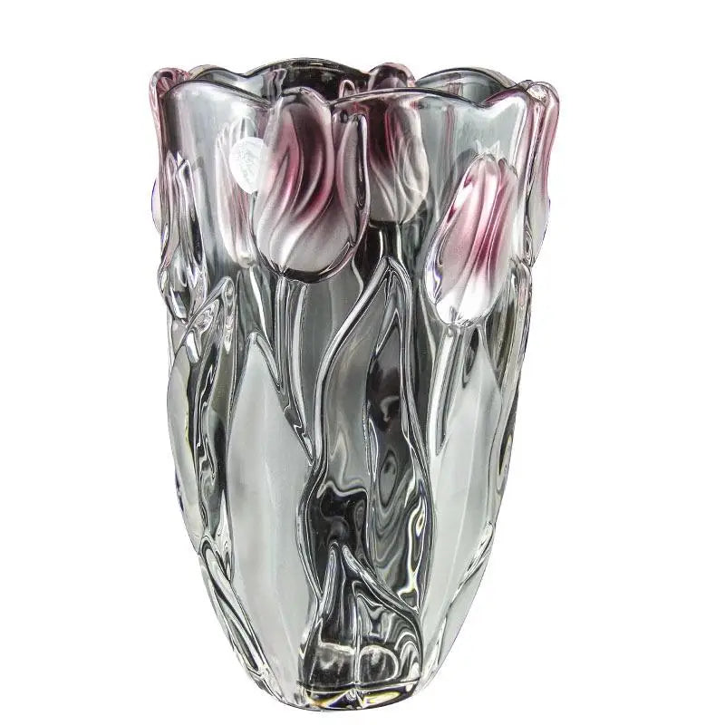 Modern/European Style Decorative Crystal Glass Flower Vase 
