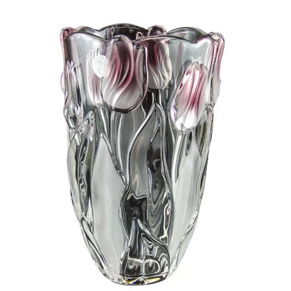 Modern/European Style Decorative Crystal Glass Flower Vase 