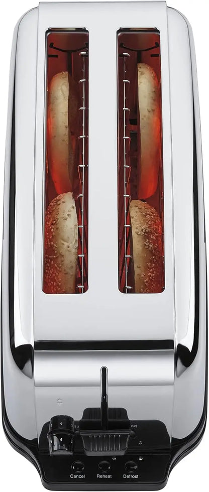 Commercial 4-Slice Extra Long Slot Pop-up Toaster   Light Duty Pop-Up Toaster, 120V, 5-15 Phase Plug