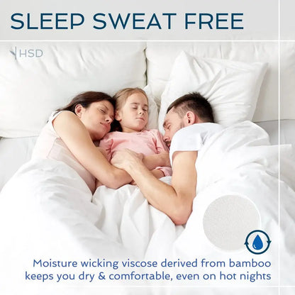 The Luxury 4-Piece Queen Sheet Set includes a fitted sheet and two pillowcases, ideal for those seeking quality queen sheet set for a serene sleep.