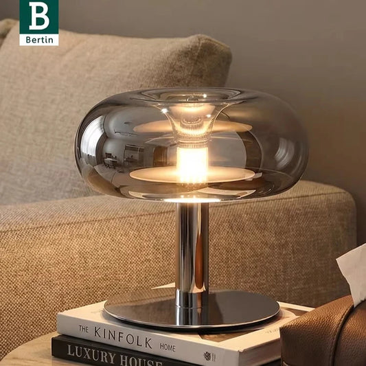 Creative Italian LED Table Lamp with Touch Dimming Functionality