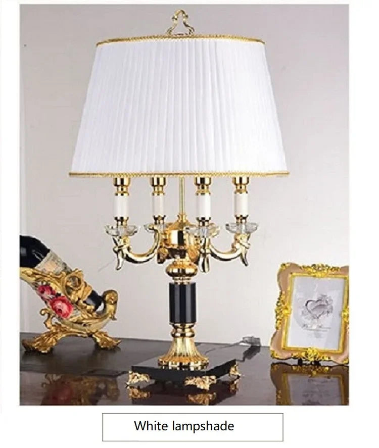 High Quality Modern Table/Floor Lamp~Black/White Lampshade