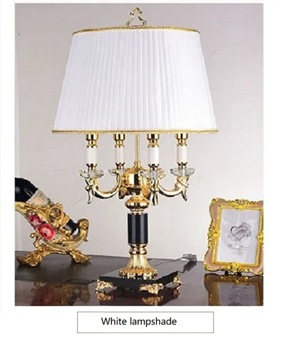 High Quality Modern Table/Floor Lamp~Black/White Lampshade