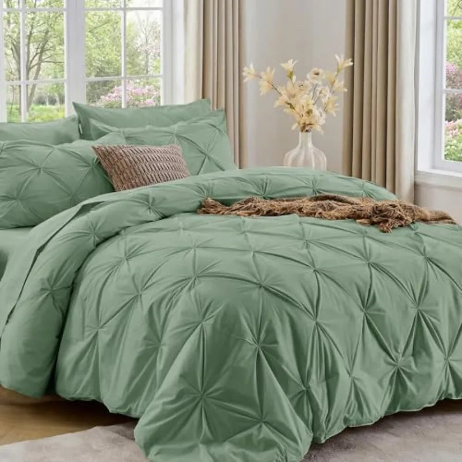 Enhance your bedroom with our Queen comforter set, crafted for modern elegance and supreme softness for delightful sleeping.