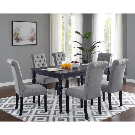 Urban Style Counter Height Dining Set for 6