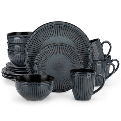 Elegant 16 Piece Ceramic Dinnerware Set (4 person set)