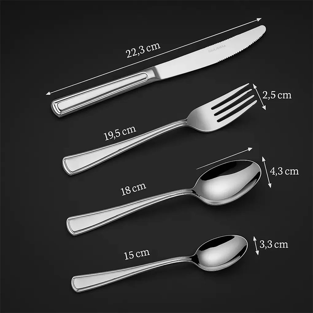 Luxury Premium 16-Piece Silverware Set For 4