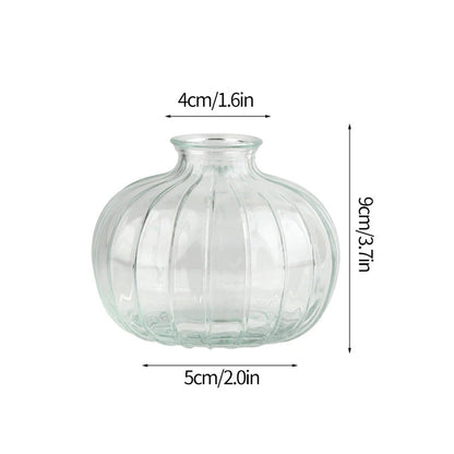 Retro Glass Flower Vase~Available in Three Captivating Colorways