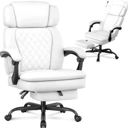 Big & Tall Premium Executive Office Chair w/Adjustable Footrest