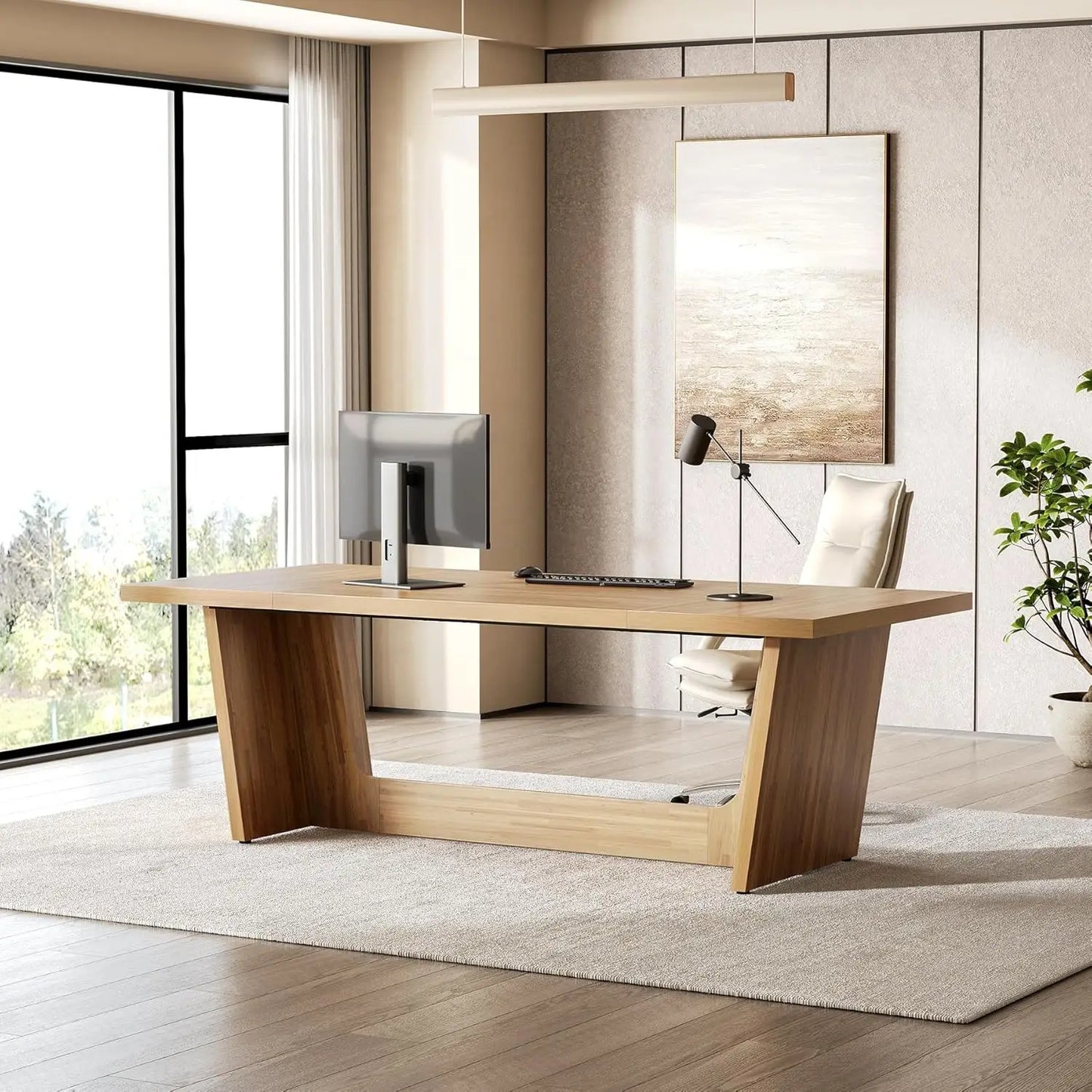 Simple Industrial Style Computer Desk/Workstation