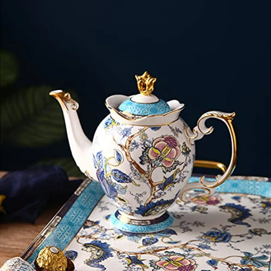 Stylish presentation of the Vintage Bone China Tea Cup featuring classic floral motifs.