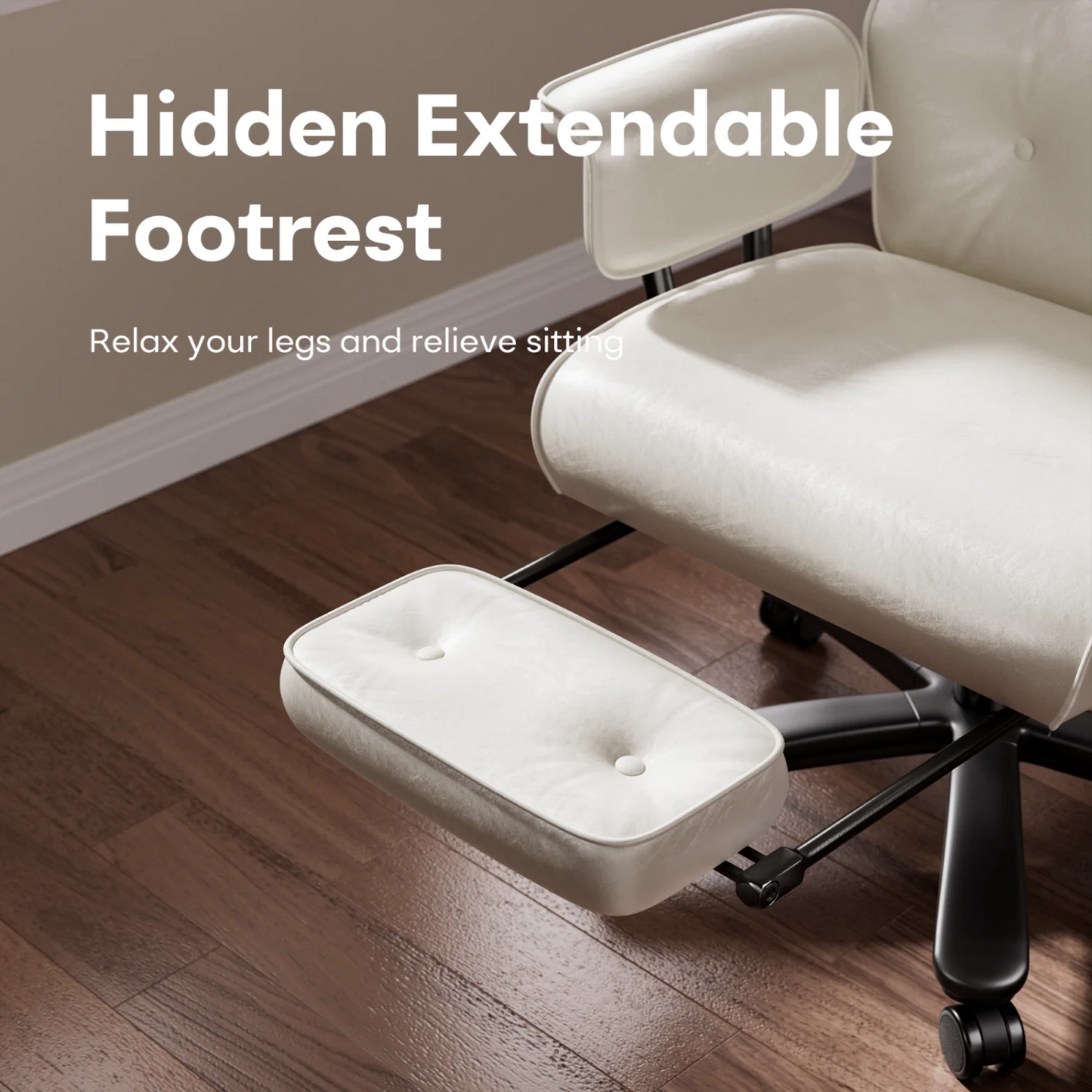 Executive Big & Tall Reclining Office Chair w/Footrest