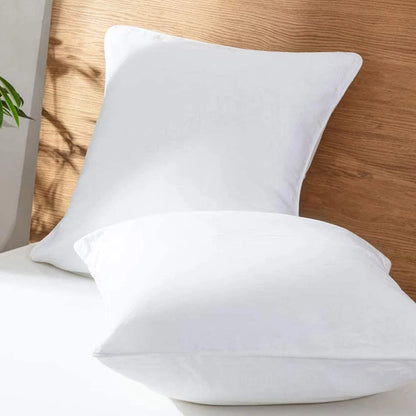 Unique Washed Linen Euro Pillow Sham-Set of 2