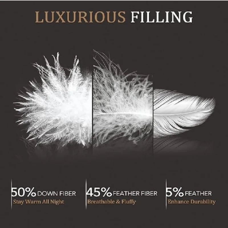 Luxurious King Size Fluffy Down Comforter