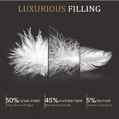 Luxurious King Size Fluffy Down Comforter