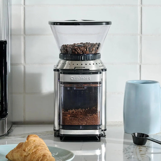 Modern 32-cup Black Electric Coffee Grinder   