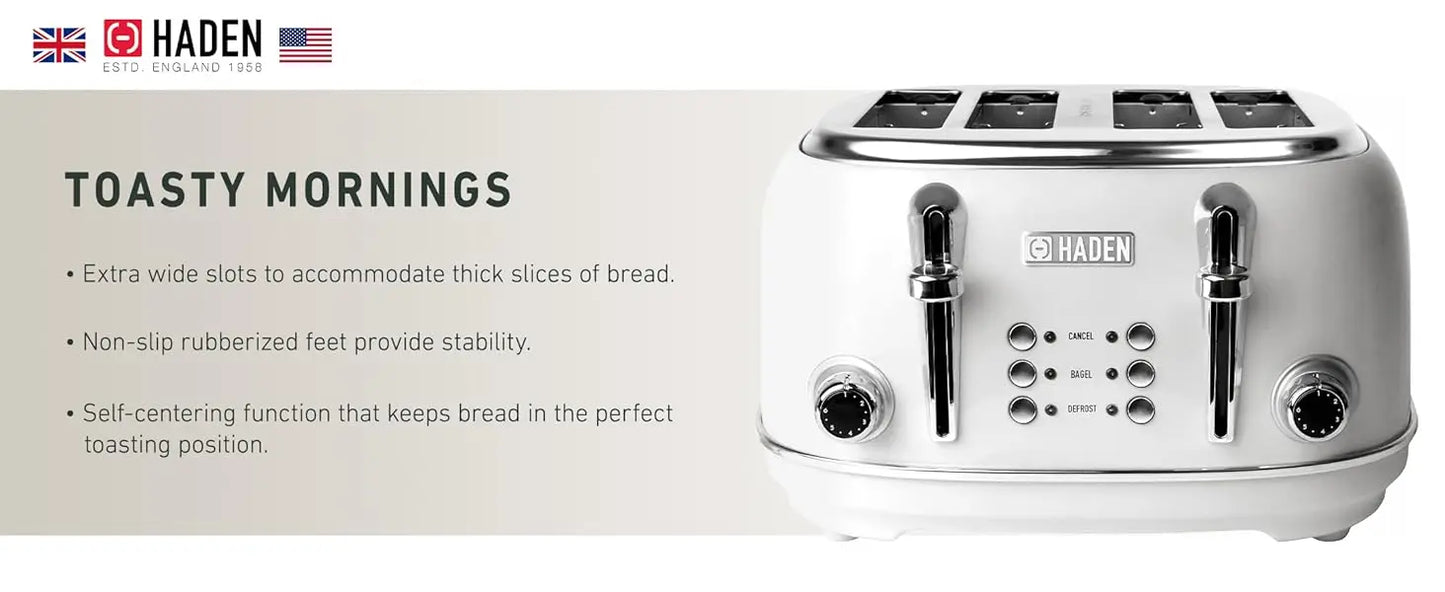 Elegant Design 12 Cup Coffee Maker & 4-Slice Toaster