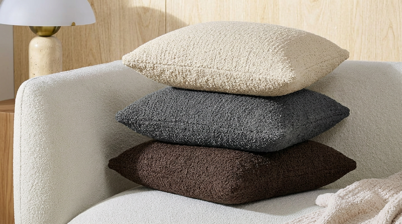 Snug Memory Foam Throw Pillow 20x20 displayed in a modern living room, emphasizing luxury décor.