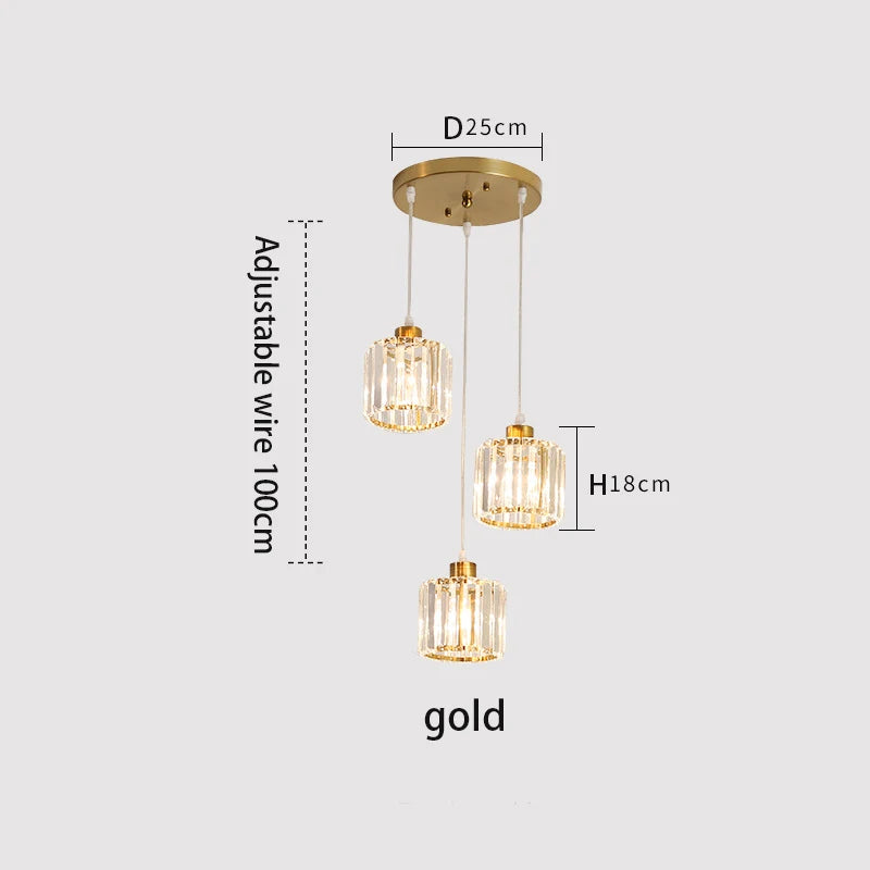 Elegant Modern Mini Pendant Light Chandelier 