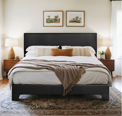 Bedroom with Layered Textiles - Create a sophisticated look around the upholstered platform bed.